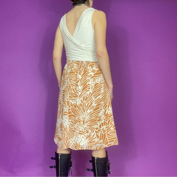 Anthropologie Lola cross wrap printed summer dress size small - Picture 4 of 8